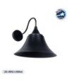 GLOBOSTAR® BELL 01038 Vintage Φωτιστικό Τοίχου - Απλίκα με Ντουί 1 x E27 AC 220-240V IP20 - Μαύρο - Μ35 x Π28.5 x Υ30cm